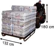 Smalle loader voor moederdieren laden